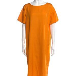 Maryam Nassir Zadeh Silk Orange Dress
